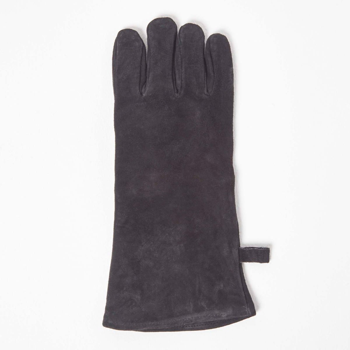 Large Black Leather Bbq Glove