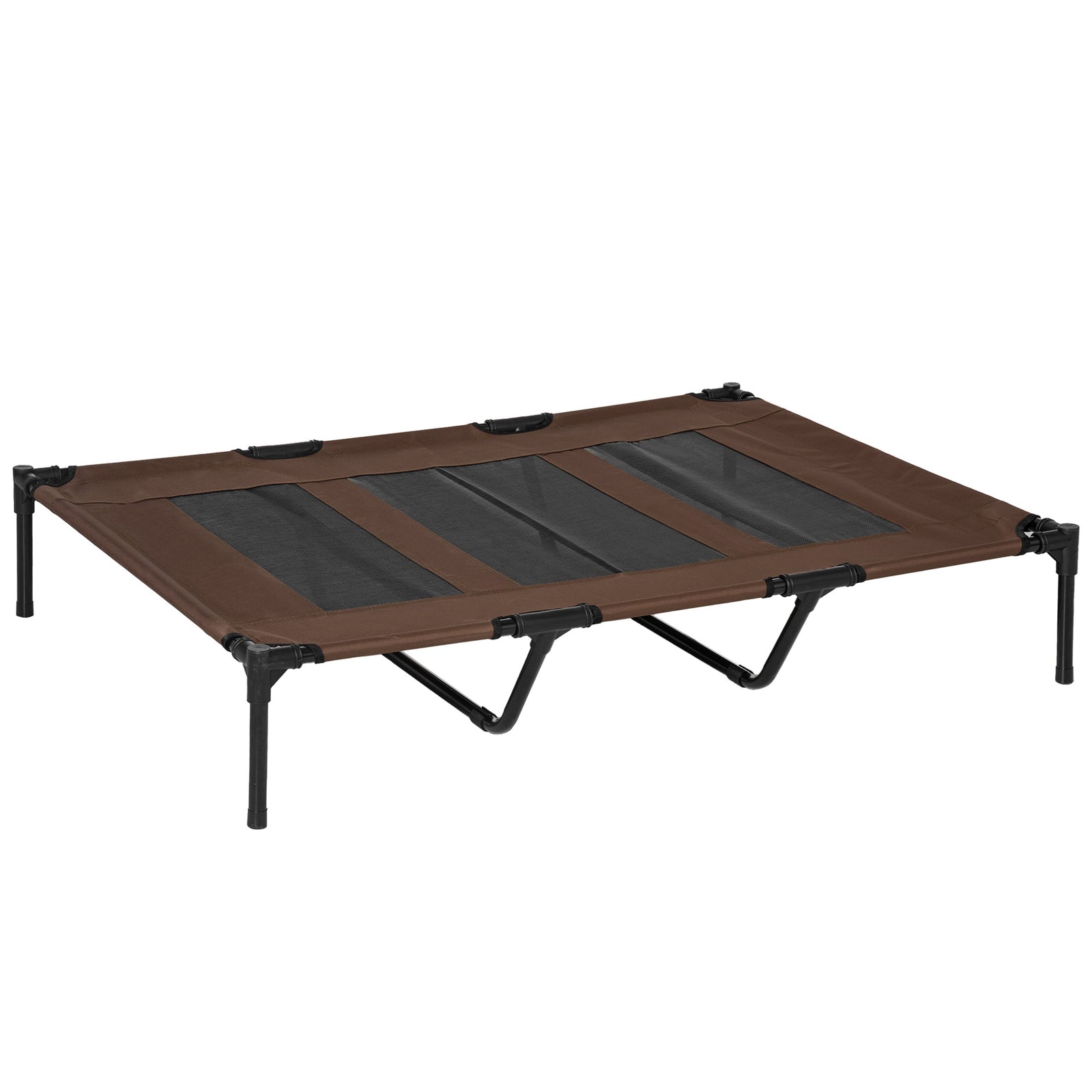 Pawhut Elevated Dog Bed Cooling Raised Pet Cot For Indoor Outdoor Use, Xx Large | Brown