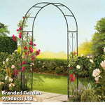 Metal Garden Arch 2.2m Swirl Design