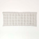 Striped Bench Cushion 2 & 3 Seater | 2 | Grey & White