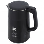 1.7l Fast Boil 3000w Electric Kettle With Led Display | Black