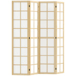 4 Panel Folding Room Divider, 160 X 170cm