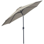 3m Patio Umbrella With Tilt And Crank | Gray
