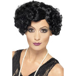 20s Flirty Flapper Wig | Black