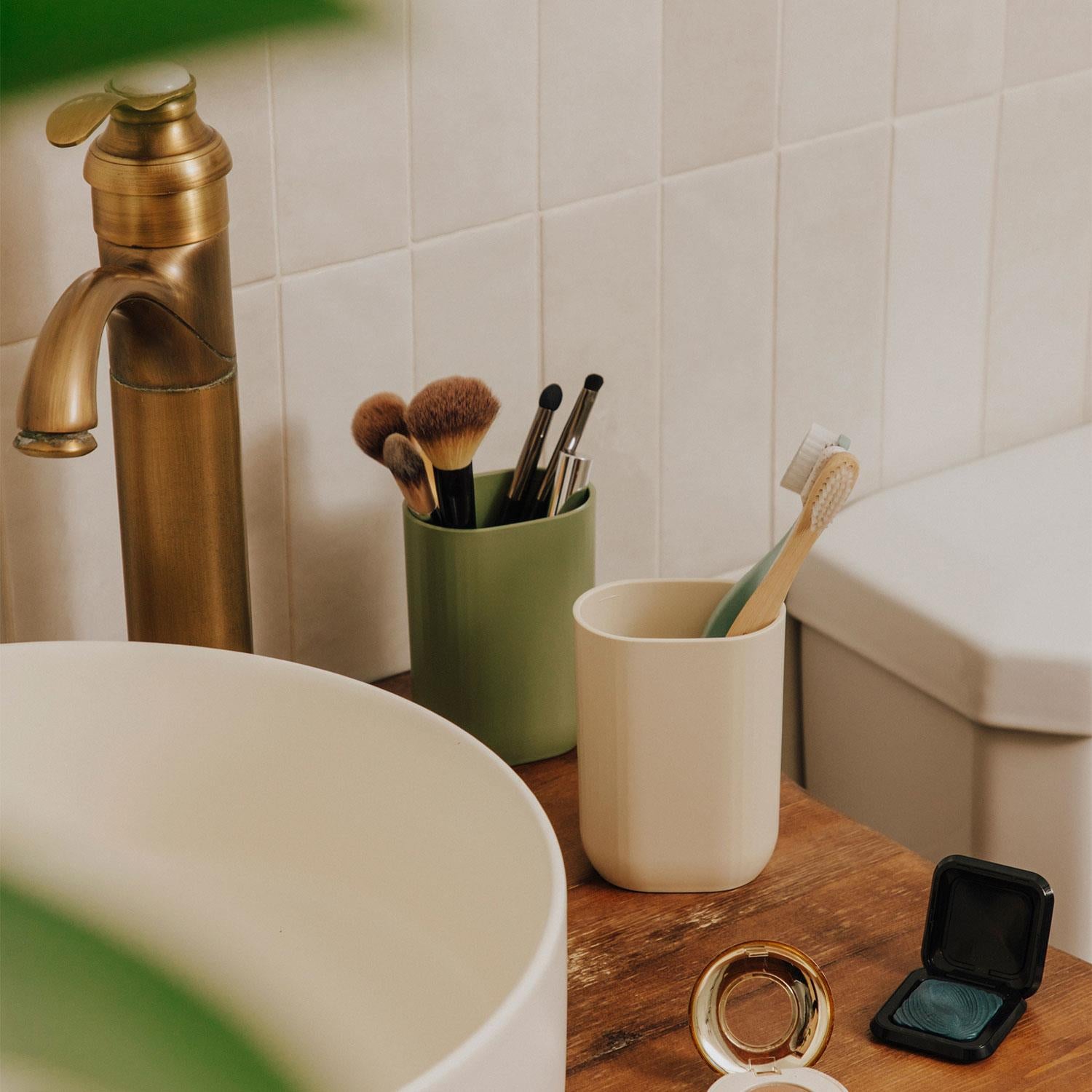 Toothbrush Holder Freestanding/wall Mounted Alife Collection | Matte Black