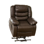 Brooklyn Electric Riser Recliner With Massage And Heat | Brown