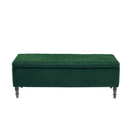 Breeins Fleece Upholstered Storage Bench