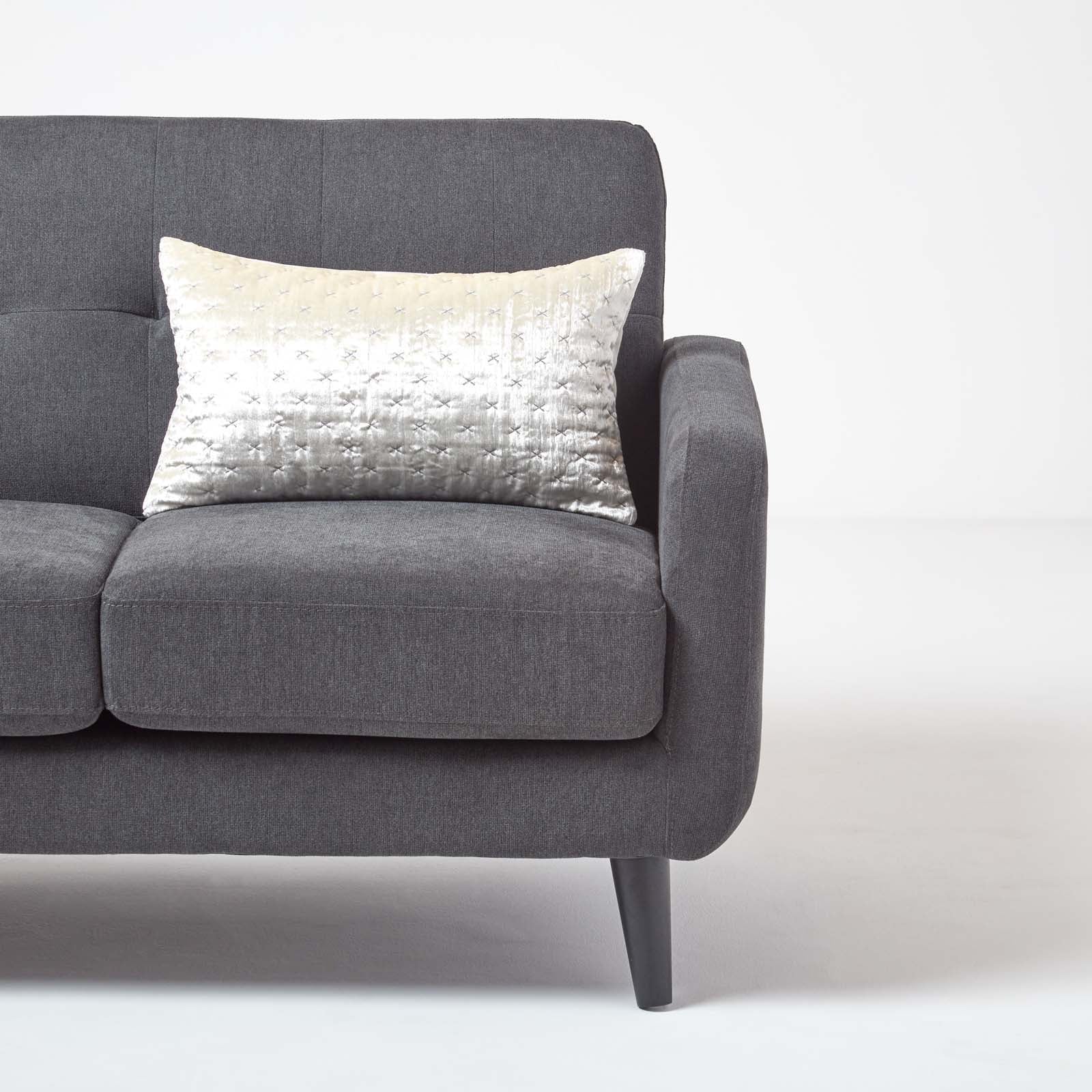 Crushed Velvet Cushion Cover | 30cm x 50cm | Cream