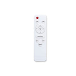 Palermo Modern White Led Ceiling Lamp Included Remote With Adjustable Brightness And Colour Temperature | 33cm | White
