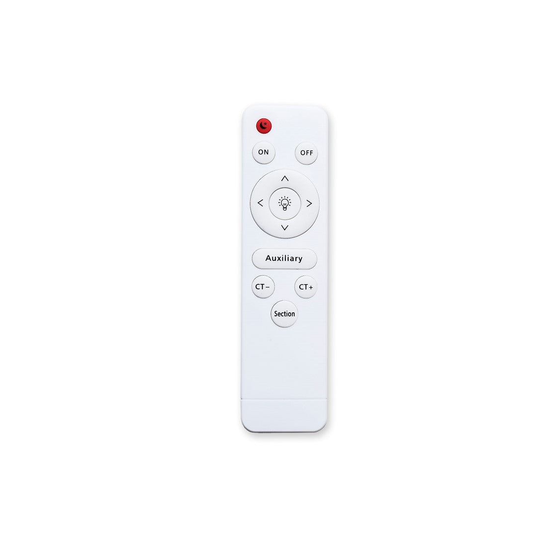Palermo Modern White Led Ceiling Lamp Included Remote With Adjustable Brightness And Colour Temperature | 33cm | White