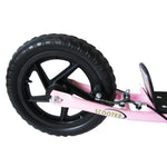 Push Scooter Teen Kids Stunt Bike Ride On With 12" Eva Tyres | Pink