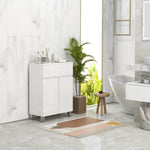 High Gloss Bathroom Floor Cabinet Cupboard With Drawer