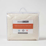 Deep Quilted Fleece Mattress Topper | European King | White