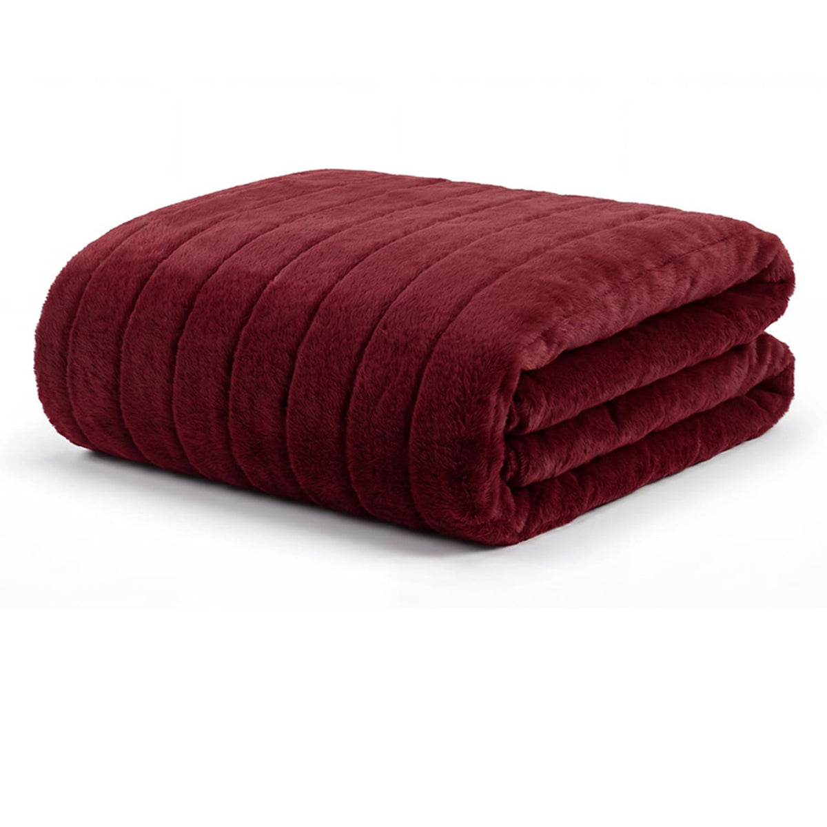 Hockley Faux Fur Throw | 150cm x 200cm | Ruby