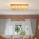 Raindrop Crystal Chandelier Ceiling Light For Kitchen