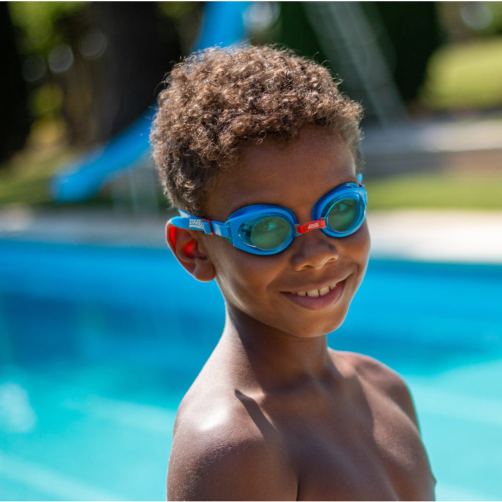 Childrens/kids Ripper Tinted Swimming Goggles | 6-14 Years | Blue