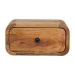 Solid Wood Avora Mini Wall-mounted Oak-ish 1 Drawer Nightstand