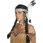 Native American Inspired Wig, With Plaits