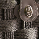 Grey Twisted Paper Rope Storage Basket | Set-of-4 | Gray