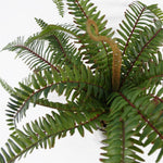 40cm Artificial Fern Bush In Decorative Planter