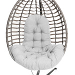 Hanging Egg Chair Thick Cushion Swing Chair Pad | Light Grey
