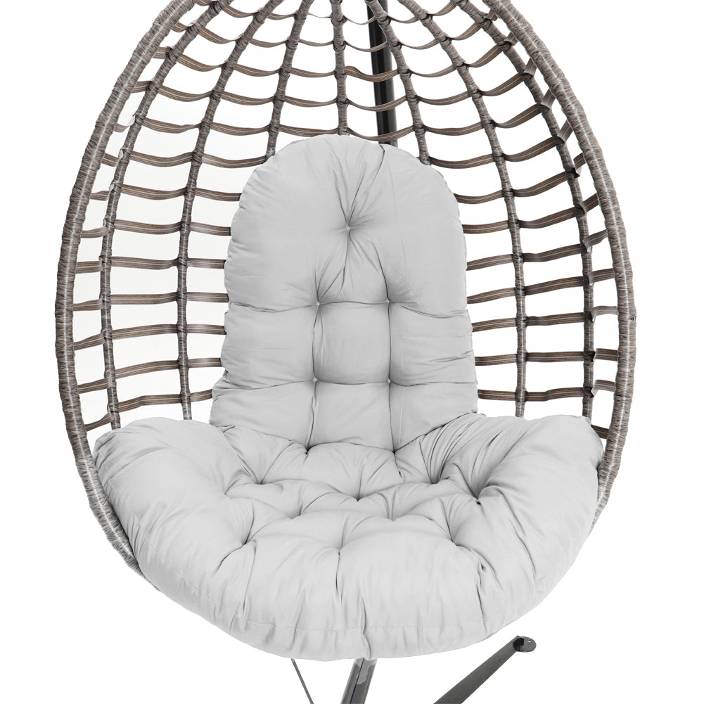 Hanging Egg Chair Thick Cushion Swing Chair Pad | Light Grey