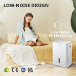 Smart 20l/day Dehumidifier With Wi-fi Control, 3l Tank & Auto Humidity Adjustment – Ultra-quiet, Energy-efficient, And Laundry Drying Mode