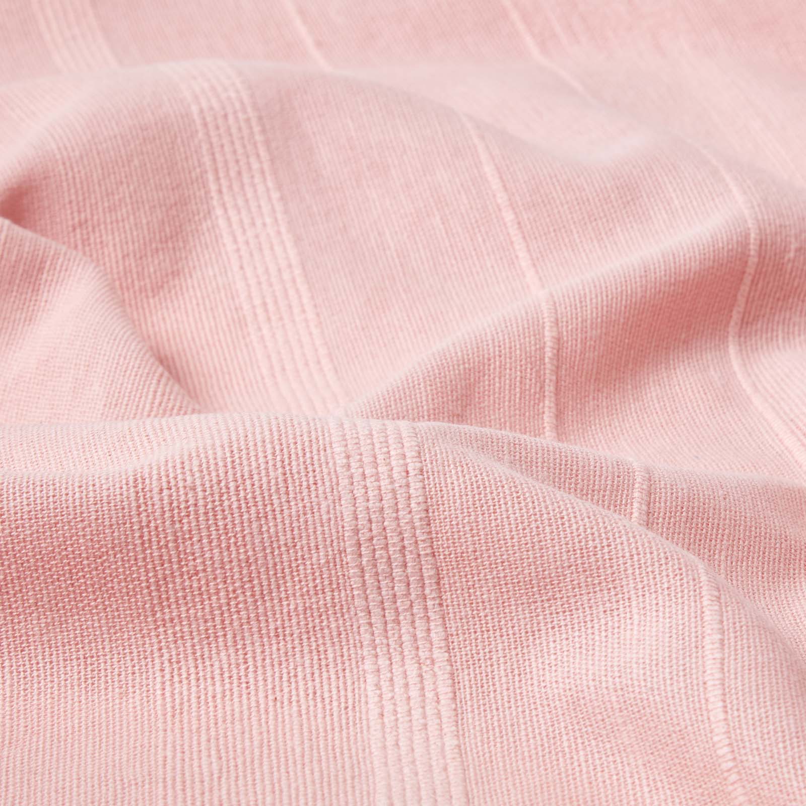 Cotton Rajput Ribbed Throw | 225cm x 255cm | Pink