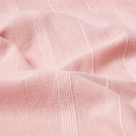 Cotton Rajput Ribbed Throw | 255cm x 360cm | Pink