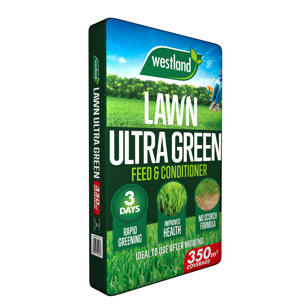 Ultra Green Lawn Feed & Conditioner - Rapid 3-day Greening With Iron & Magnesium | 1 x 80sqm