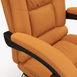 Massage Office Chair W/ Arm Footrest | Orange