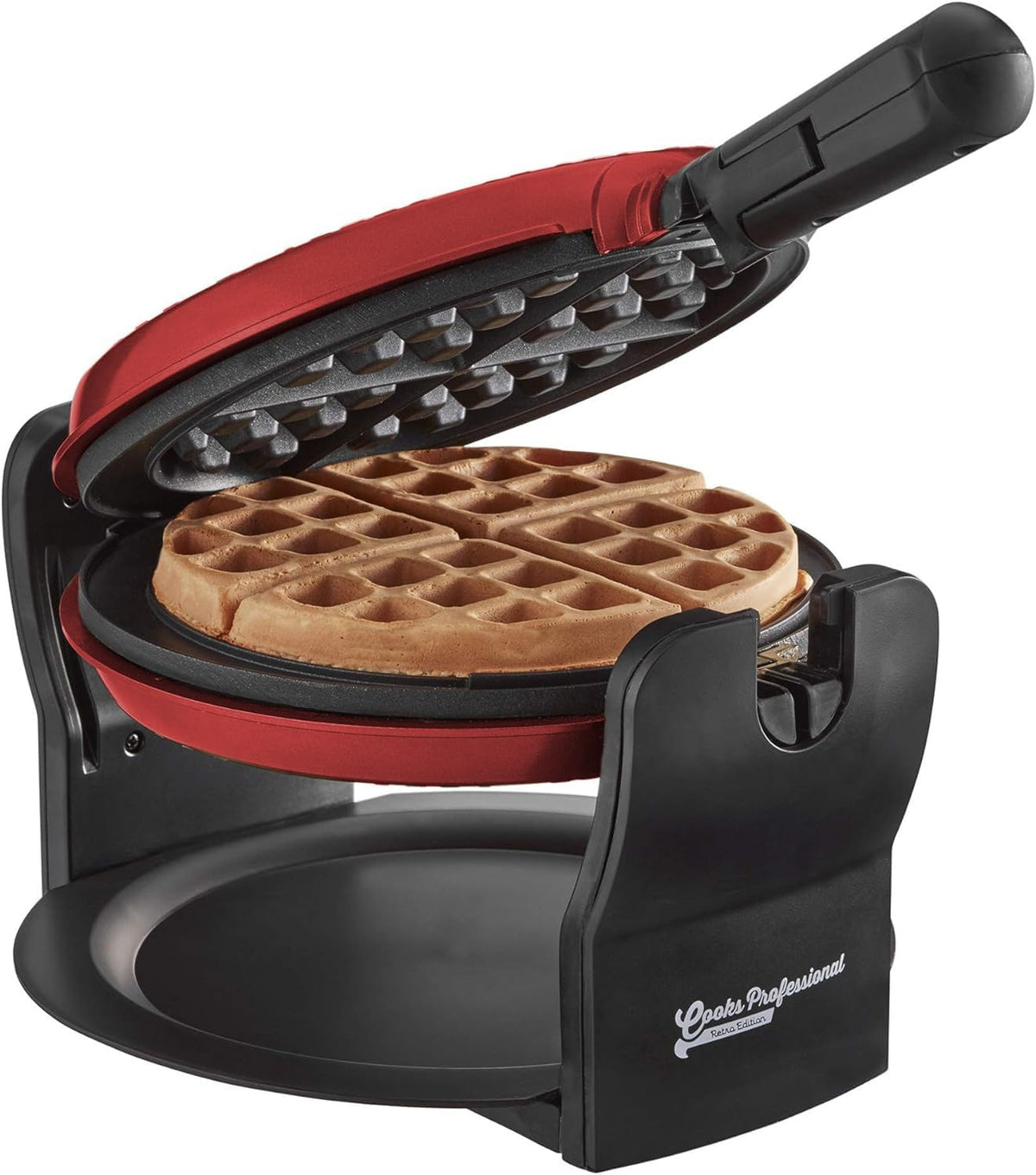 Rotary Waffle Maker | Red