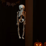 Realistic Posable Hanging Skeleton For Halloween
