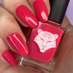 Vegan & Natural Nail Polish Long-lasting Shine, 196 Fuchsia