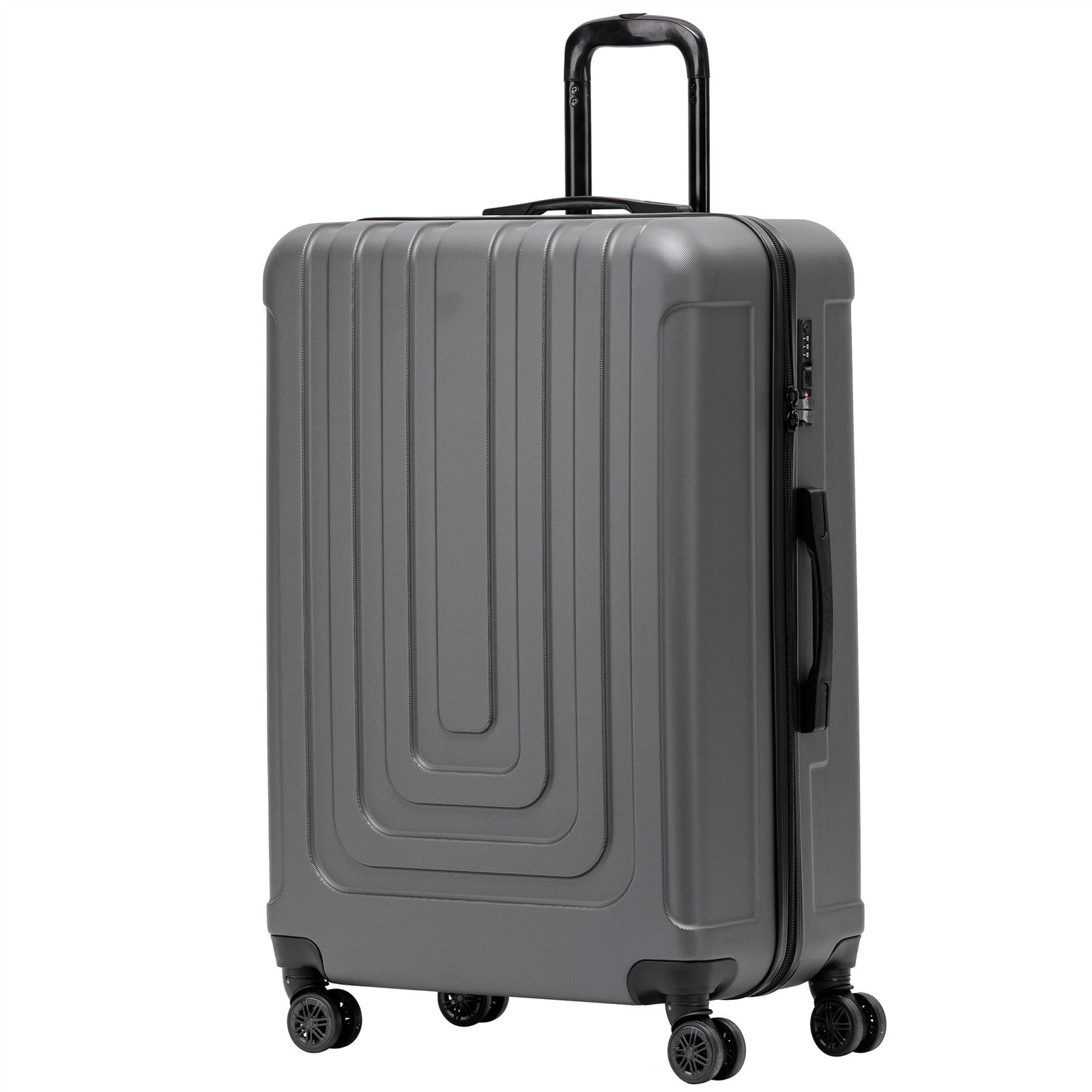Large 30" Hard Shell Check In Suitcase 8 Spinner Wheels Hold Luggage | Large | Anthracite