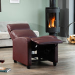 Henderson Manual Push Back Recliner Armchair | Burgundy