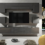 Panorama Wall Tv Unit | Dark Grey