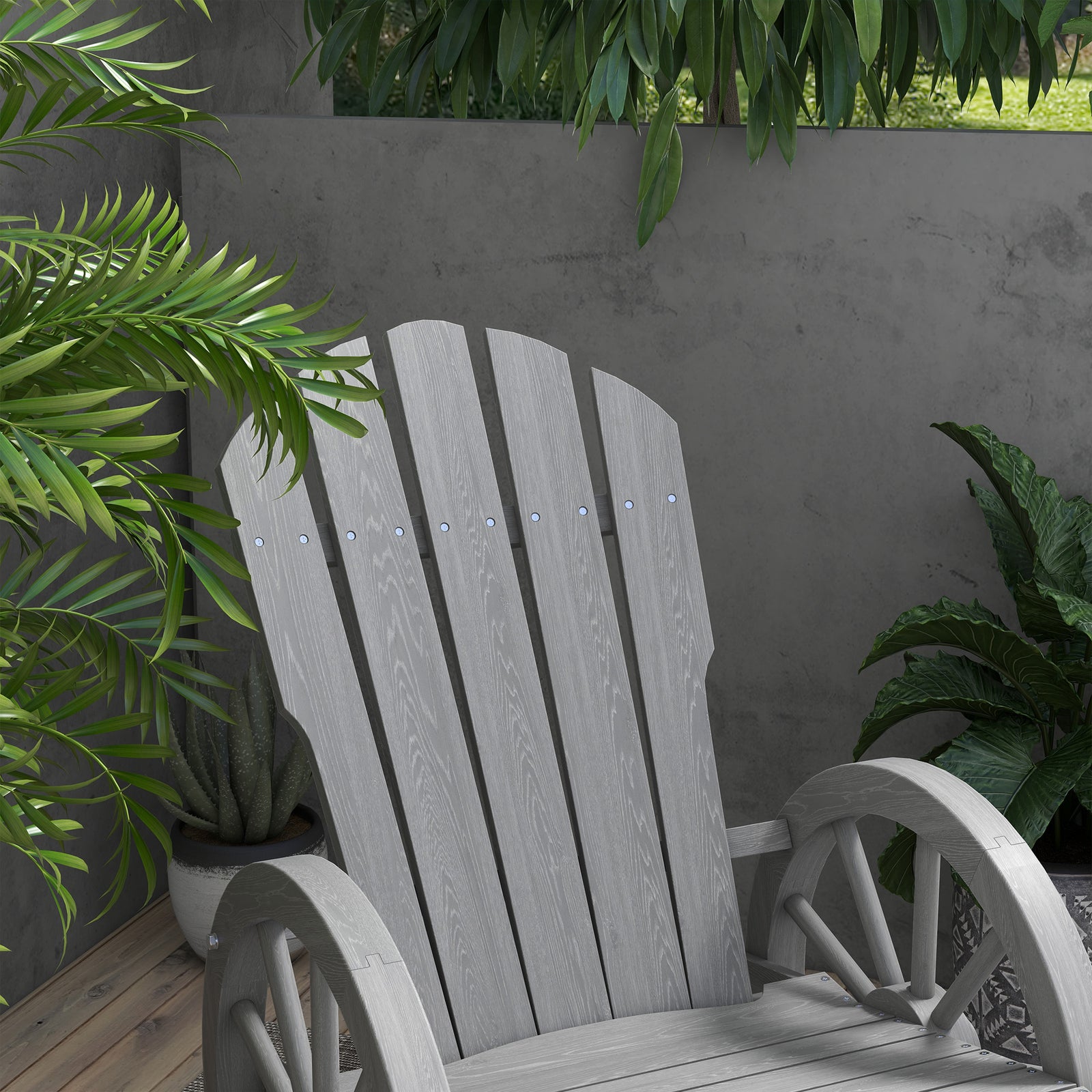 Adirondack Rocking Chair Porch Poolside Garden Lounging
