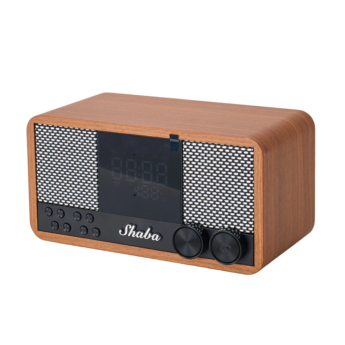 Vintage-style Wireless Speaker With Wood Effect Finish