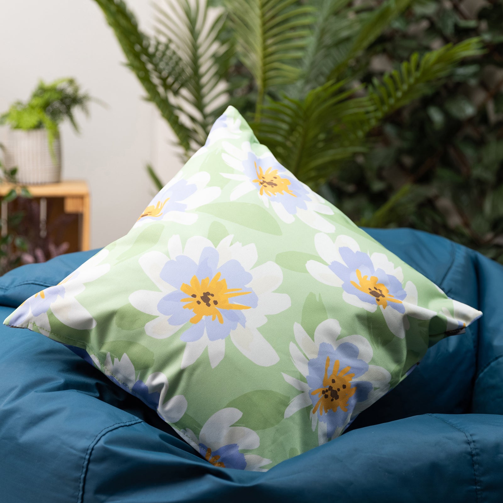 Floral Indoor Outdoor Cushion Water Resistant Cushions