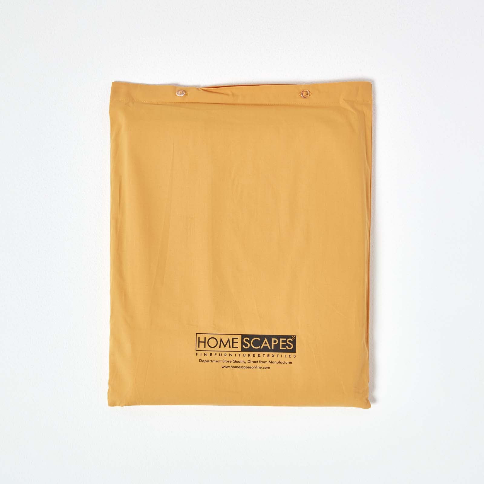 Egyptian Cotton Deep Fitted Sheet 200 Tc | Double | Mustard