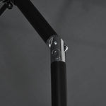 3x2m Patio Umbrella Canopy Tilt Crank | Black