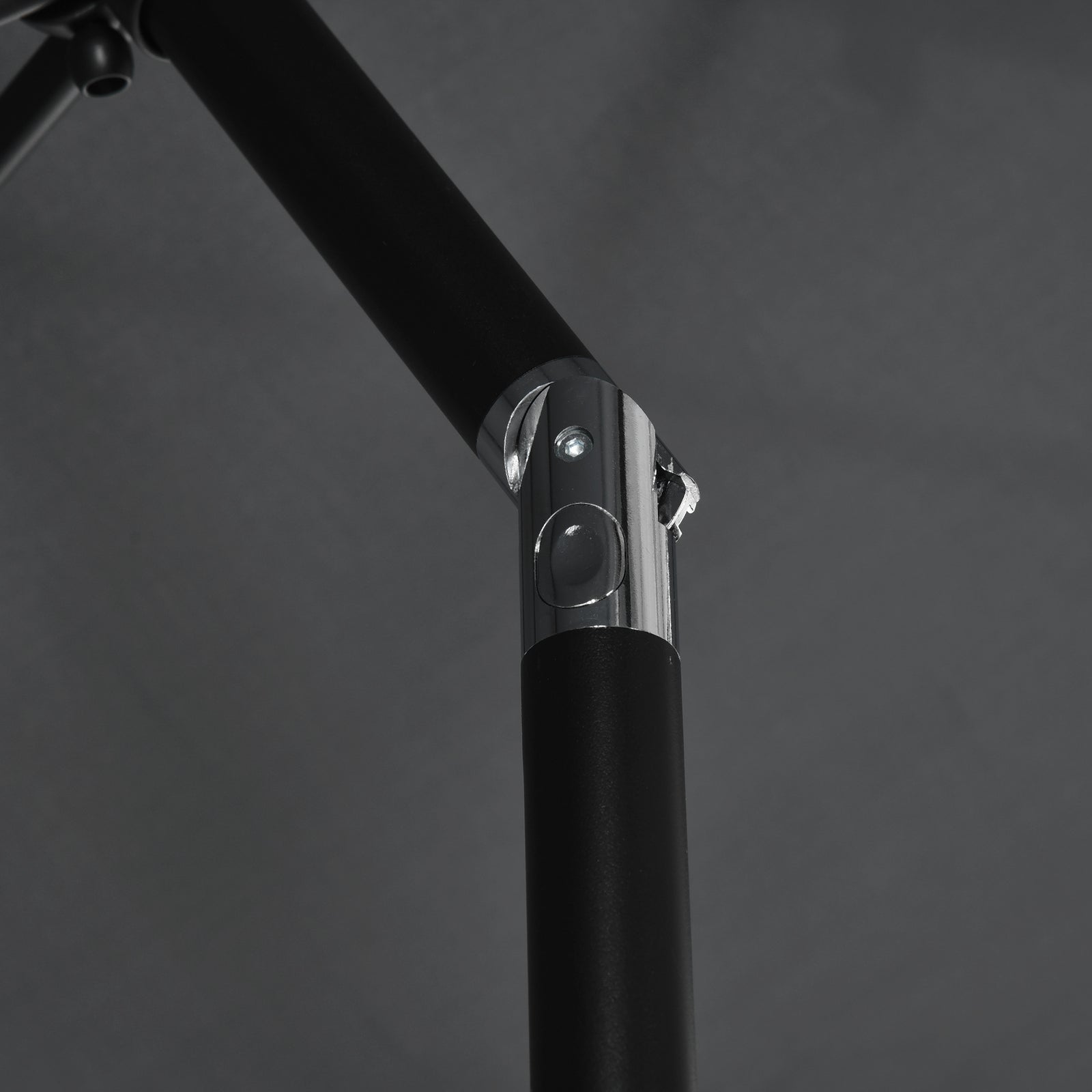 3x2m Patio Umbrella Canopy Tilt Crank | Black