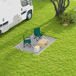 Reversible Rug W/ Carry Bag 182x274cm Grey