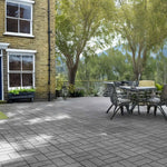 Reversable Garden Stepping Stones Decking Paver 40x40cm | Set of 1 | Dark Grey
