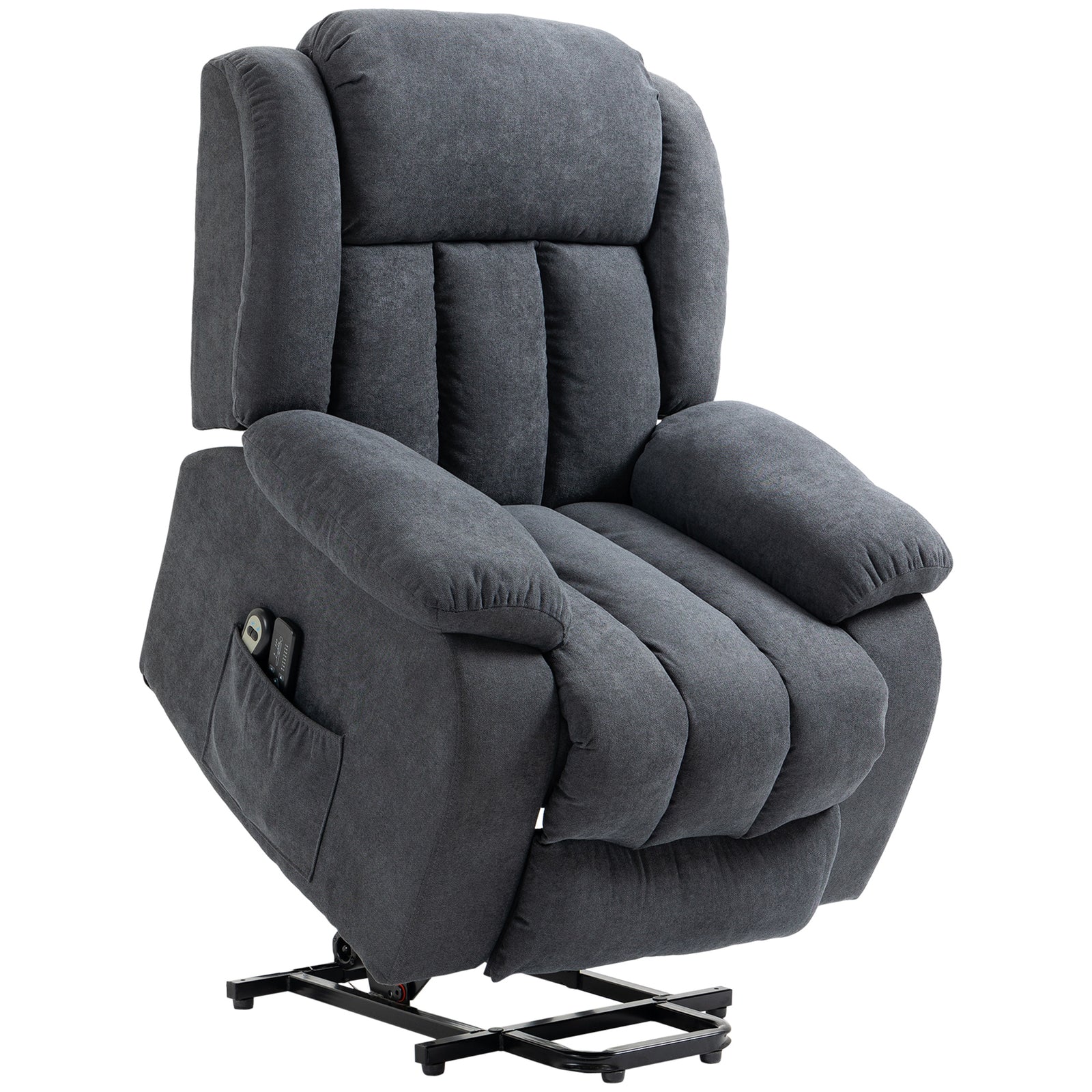 Heavy Duty Riser Recliner Lift Chair Elderly Grey