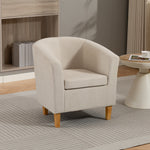 Millie Fabric Accent Chair | Beige