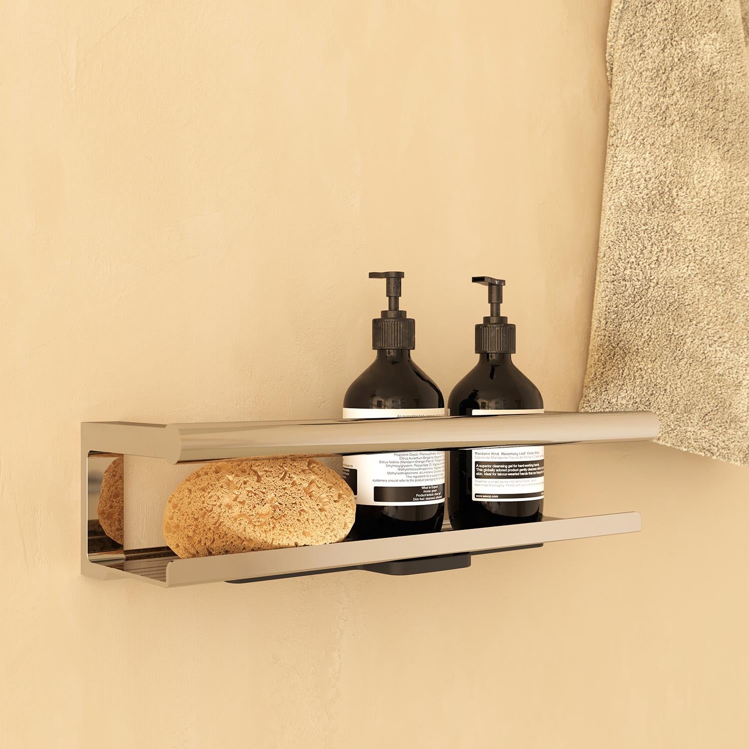 Bathroom Shelf, Bathroom Organizer, Chrome , Architect S+ Collection