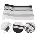 Modern Black White Grey Striped Non-woven Wallpaper