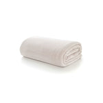 Coco Touch Flannel Throw – Luxury 140x180cm Ultra Soft Blanket | 140cm x 180cm | Cream